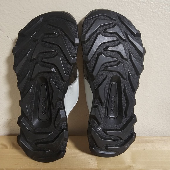 Men's Ecco MX Flipsider Flip Flop Sandals EUR 36 US 2-2.5 Grey And Yellow Upper - Picture 10 of 11